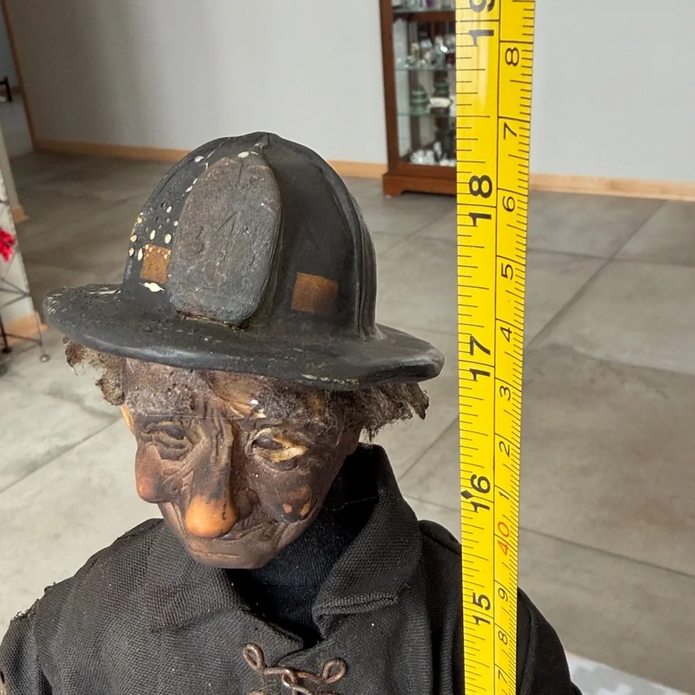 Vintage Firefighter Figurine 18” tall - Picture 3 of 11
